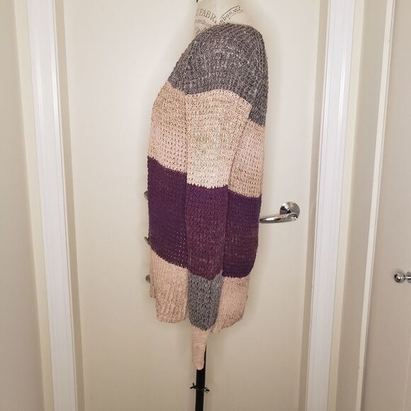 Free People stripe knit cardigan - Picture 3 of 8